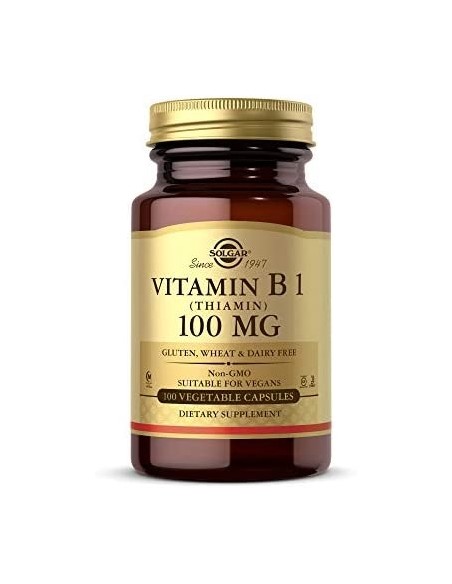 SOLGAR VITAMINA B1 100MG 100 CAPSULAS VEGETALES