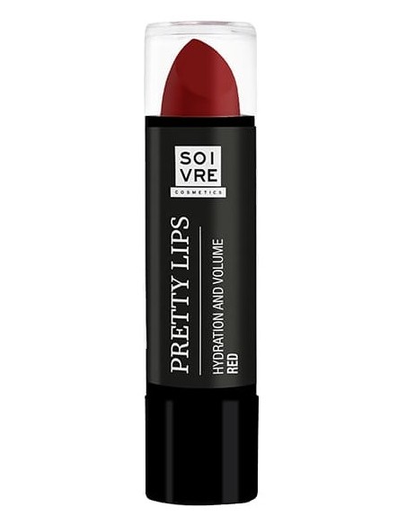 PRETTY LIPS SOIVRE HIDRATACION Y VOLUMEN 3.5G RED COLOUR