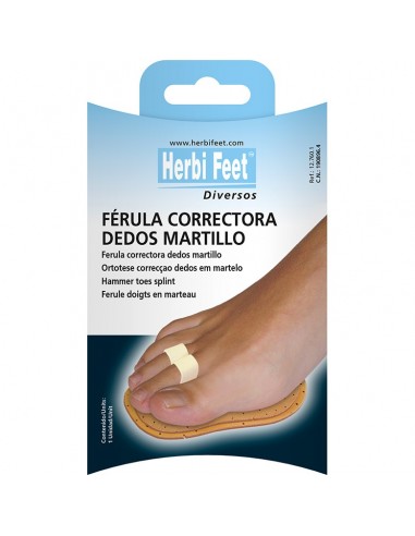 DEDOS MARTILLO FERULA CORRECTORA HERBI FEET