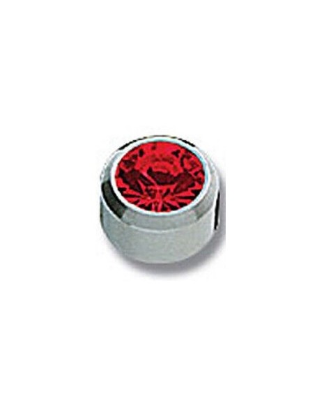 PENDIENTE STUDEX UNIVERSAL COLORES BISEL PLATEADO