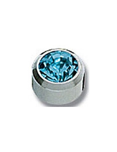 PENDIENTE STUDEX UNIVERSAL COLORES BISEL PLATEADO