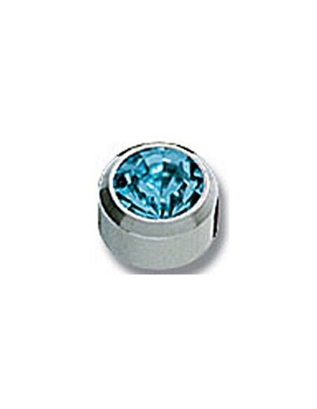 PENDIENTE STUDEX UNIVERSAL COLORES BISEL PLATEADO