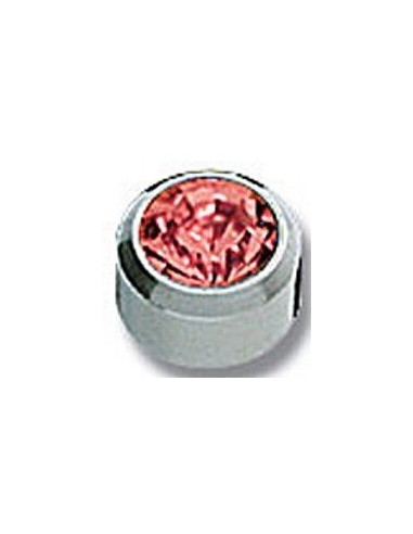 PENDIENTE STUDEX UNIVERSAL COLORES BISEL PLATEADO