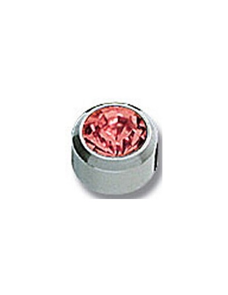 PENDIENTE STUDEX UNIVERSAL COLORES BISEL PLATEADO