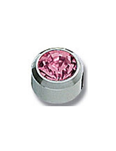 PENDIENTE STUDEX UNIVERSAL COLORES BISEL PLATEADO