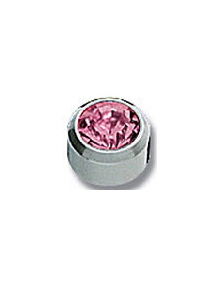 PENDIENTE STUDEX UNIVERSAL COLORES BISEL PLATEADO