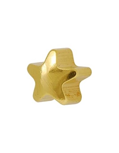 PENDIENTE STUDEX ESTRELLA DORADA