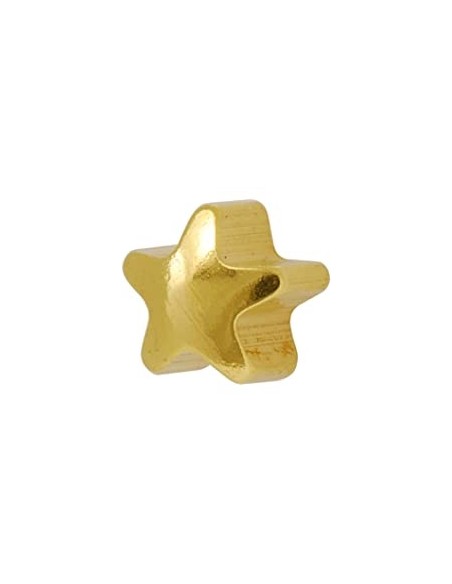 PENDIENTE STUDEX ESTRELLA DORADA