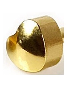 PENDIENTE STUDEX CORAZON DORADO 2