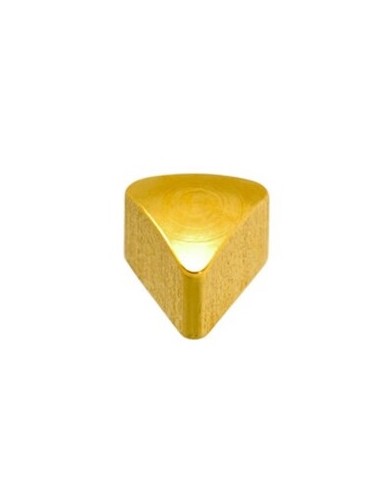 PENDIENTE STUDEX TRIANGULO DORADO