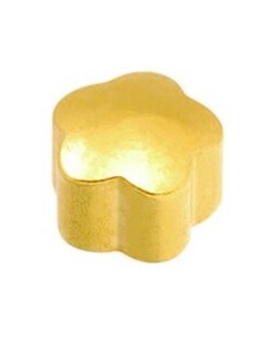 STUDEX PENDIENTE FLOR DORADO