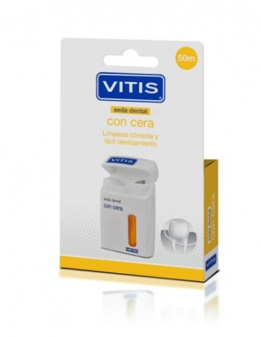 VITIS SEDA DENTAL CON CERA 50 M
