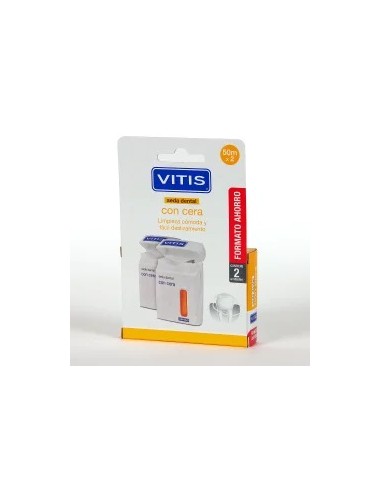 VITIS SEDA DENTAL CON CERA 50 M 2 U DUPLO