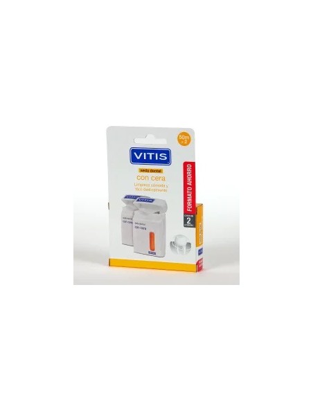 VITIS SEDA DENTAL CON CERA 50 M 2 U DUPLO