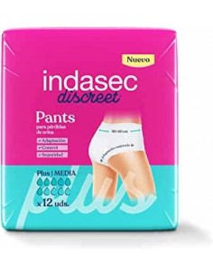 PAÑALES INDASEC PANT PLUS ABSORBENTE INCONTINENCIA ORINA...