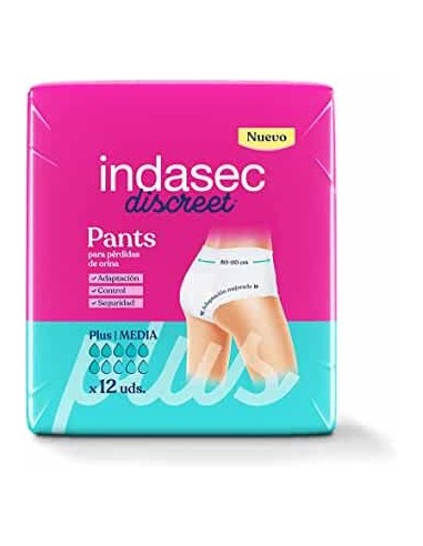 PAÑALES INDASEC PANT PLUS ABSORBENTE...