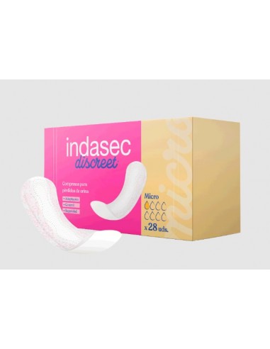 INDASEC COMPRESAS PERDIDAS LEVES MICRO 45 ML 28...