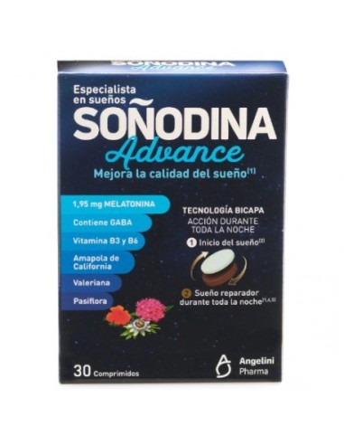 ANGELINI NATURA SOÑODINA 30 COMPRIMIDOS BICAPA