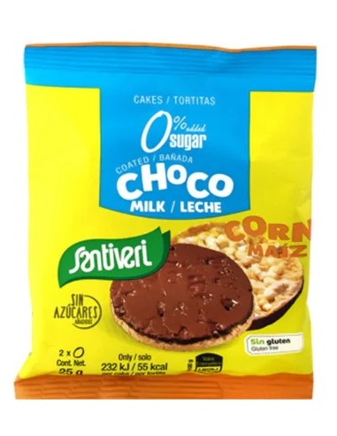 SANTIVERI TORTITAS CORN MAIZ CHOCOLATE CON...