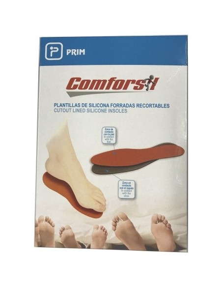 PLANTILLAS COMFORSIL SILICONA FORRADAS RECORT 2 U