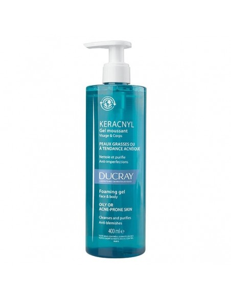 KERACNYL GEL LIMPIADOR DUCRAY 400 ML