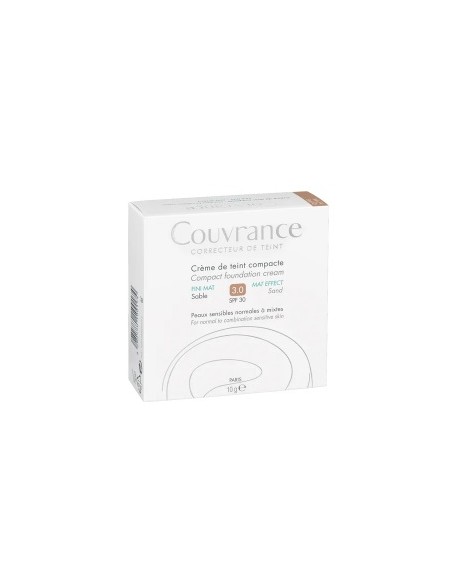 CREMA DE ROSTRO COMPACTA SPF 30 ACABADO MATE AVÉNE 10 G ARENA