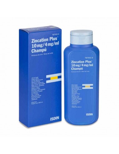 ZINCATION PLUS 10 MG/ML + 4 MG/ML CHAMPU...