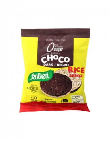TORTITAS ARROZ CHOCHO NEGRO 2 X 25G SANTIVERI