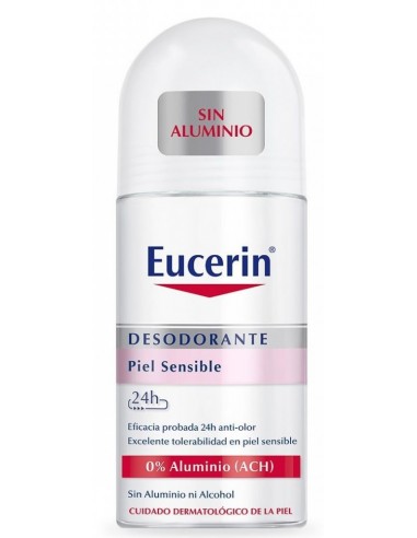 EUCERIN DESODORANTE 0% ALUMINIO 1 ROLL ON 50 ML