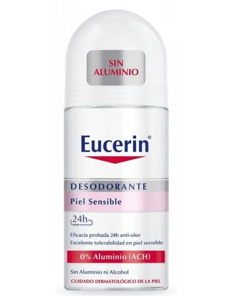 EUCERIN DESODORANTE 0% ALUMINIO 1 ROLL ON 50 ML