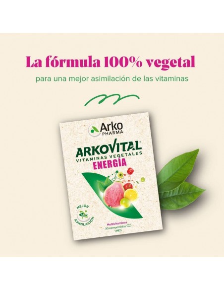ARKOVITAL PURA ENERGIA MULTIVITAMINICO 30 COMPRIMIDOS