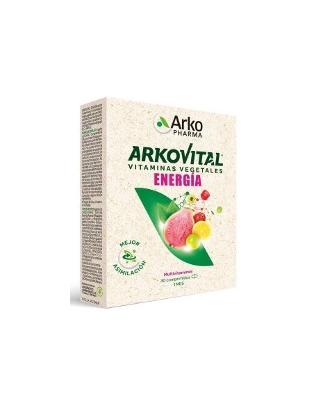 ARKOVITAL PURA ENERGIA MULTIVITAMINICO 30 COMPRIMIDOS