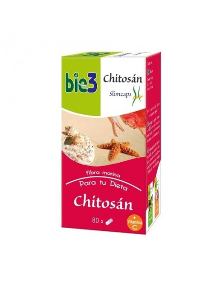 BIE3 CHITOSAN 500 MG 80 CAPSULAS