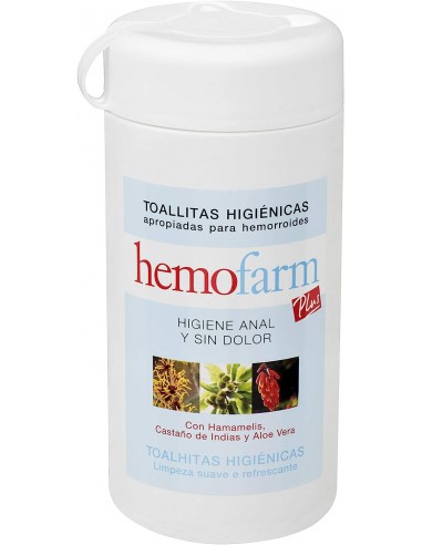 HEMOFARM PLUS TOALLITAS BOTE 60 TOALLITAS
