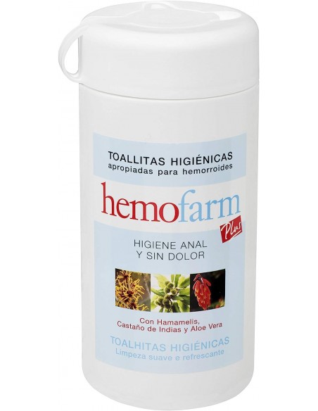 HEMOFARM PLUS TOALLITAS BOTE 60 TOALLITAS