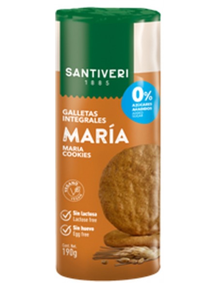 GALLETAS INTEGRALES MARIA 190 GRAMOS SANTIVERI