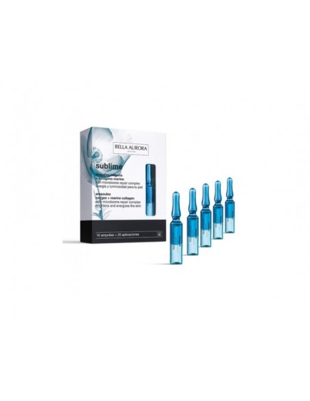 BELLA AURORA SUBLIME AMPOLLAS OXIGENO + COLAGENO MARINO 10 AMPOLLAS 2 ML