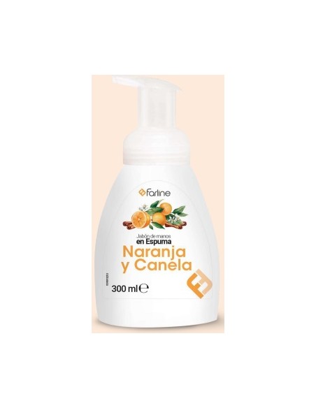 FARLINE JABON DE MANOS EN ESPUMA NARANJA Y CANELA 1 ENVASE 300 ML
