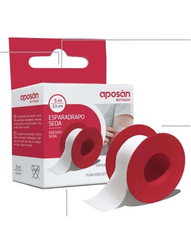 ESPARADRAPO HIPOALERGICO APOSAN BOTIQUIN SEDA 1...