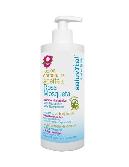 SALUVITAL LOCION CORPORAL ROSA MOSQUETA 1 ENVASE 450 ML