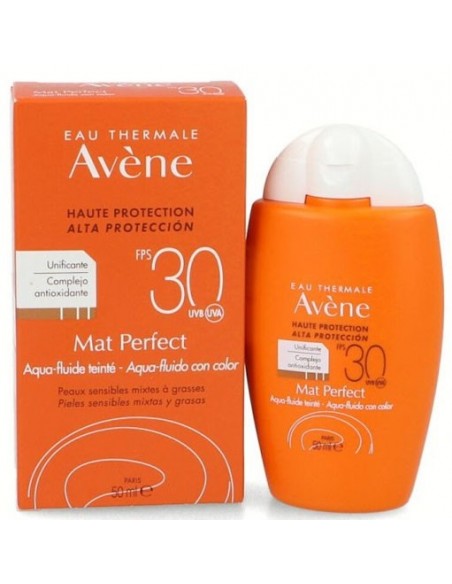 AVENE MAT PERFECT AQUA FLUIDO CON COLOR SPF 30 1 ENVASE 50 ML