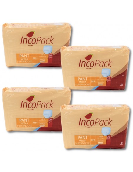 ABSORB INC ORINA SUP-NOC ANAT INCOPACK PANTS T-MED 80 U