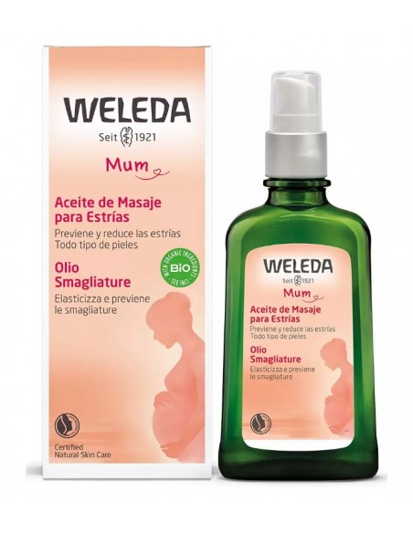 WELEDA ACEITE PARA MASAJE ANTIESTRIAS 1 ENVASE 100 ML