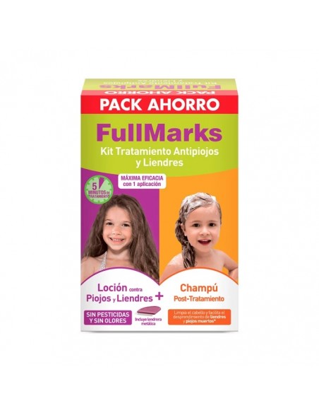 FULLMARKS KIT ANTIPIOJOS LOCION  CHAMPU LIENDRERA