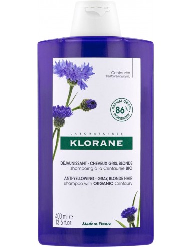 KLORANE CHAMPU A LA CENTAUREA BIO 1 ENVASE 400 ML