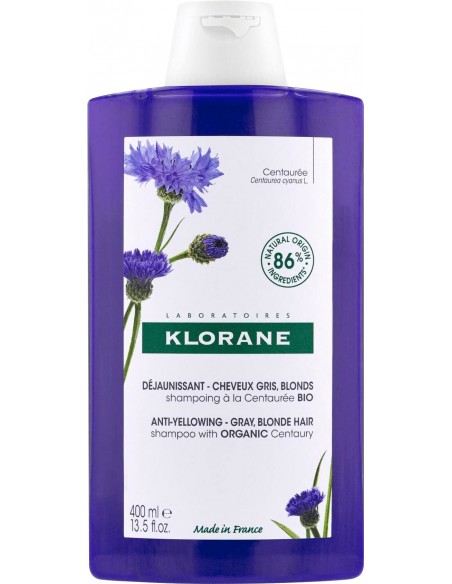 KLORANE CHAMPU A LA CENTAUREA BIO 1 ENVASE 400 ML