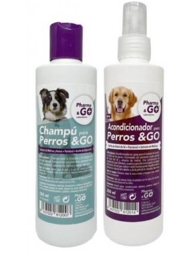 PACK CHAMPU Y ACONDICIONAD &GO PARA PERROS...