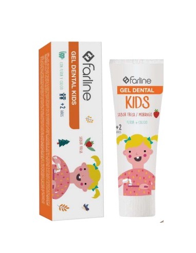 FARLINE GEL DENTAL KIDS +2 AÑOS 1 TUBO 75 ML...