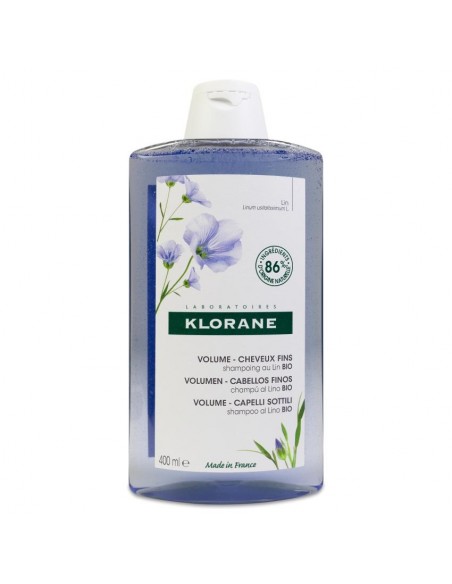 KLORANE CHAMPÚ A LAS FIBRAS DE LINO 400 ML