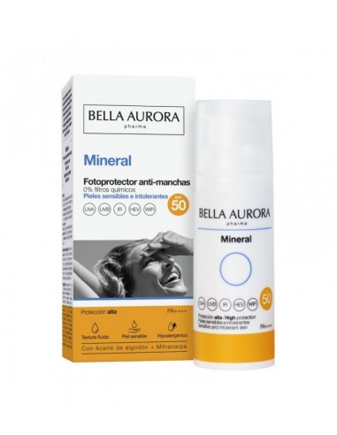 BELLA AURORA MINERAL FOTOPROTECTOR ANTI-MANCHAS...